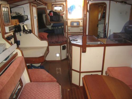 Interior looking aft